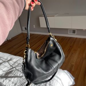 J.Crew Black Leather Bag